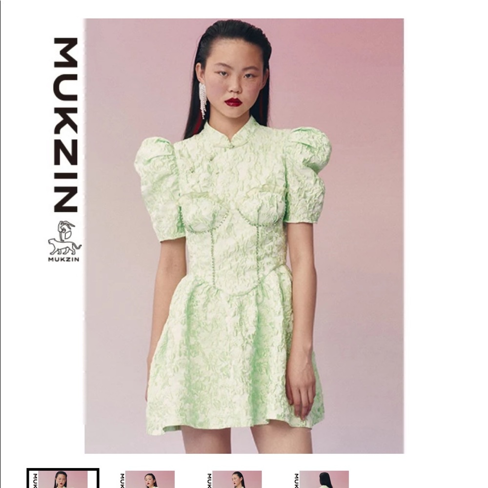 Green Muzkin Dress
